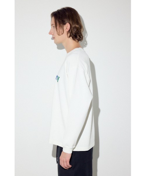 AZUL by moussy(アズールバイマウジー)の「CEREMONY長袖Tシャツ(Tシャツ/カットソー・メンズ・ブラック/ホワイト・LARGE/MEDIUM/SMALL)」の8枚目の写真