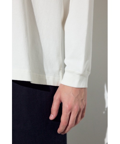 AZUL by moussy(アズールバイマウジー)の「CEREMONY長袖Tシャツ(Tシャツ/カットソー・メンズ・ブラック/ホワイト・LARGE/MEDIUM/SMALL)」の12枚目の写真