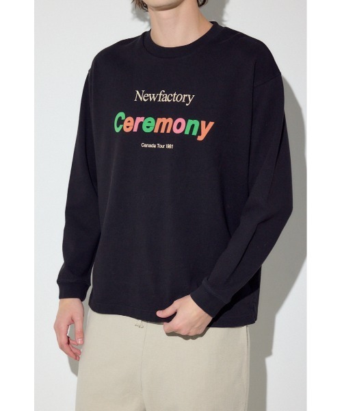 AZUL by moussy(アズールバイマウジー)の「CEREMONY長袖Tシャツ(Tシャツ/カットソー・メンズ・ブラック/ホワイト・LARGE/MEDIUM/SMALL)」の14枚目の写真