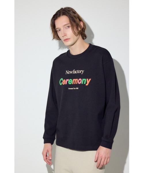 AZUL by moussy(アズールバイマウジー)の「CEREMONY長袖Tシャツ(Tシャツ/カットソー・メンズ・ブラック/ホワイト・LARGE/MEDIUM/SMALL)」の16枚目の写真