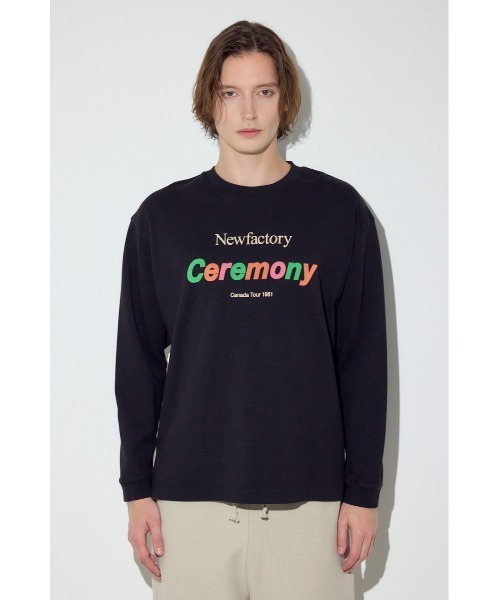 AZUL by moussy(アズールバイマウジー)の「CEREMONY長袖Tシャツ(Tシャツ/カットソー・メンズ・ブラック/ホワイト・LARGE/MEDIUM/SMALL)」の18枚目の写真
