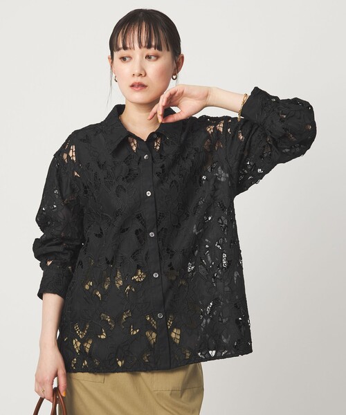レース シャツ（シャツ/ブラウス）｜green label relaxing（グリーン