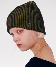 runningHIGH（ランニングハイ）の「グリッターロゴツートンビーニー [ブラウン]（ニットキャップ/ビーニー）」