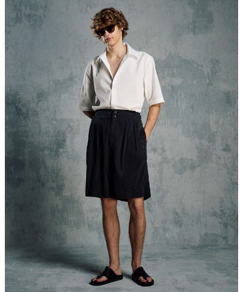 wjk（ダヴルジェイケイ）の「gurkha easy shorts（その他パンツ・メンズ・ブラック/ベージュ・SMALL/MEDIUM/LARGE/X-LARGE）」の22枚目の写真