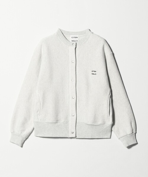 CITEN（シテン）の「＜CITEN＞ユルリバースカーディガン（カーディガン/ボレロ・レディース・ライトグレー/ホワイト/イエロー・M/S）」の10枚目の写真