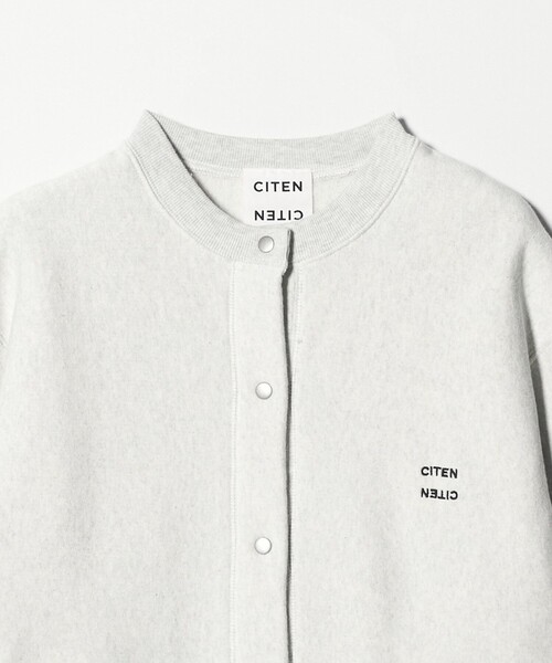 CITEN（シテン）の「＜CITEN＞ユルリバースカーディガン（カーディガン/ボレロ・レディース・ライトグレー/ホワイト/イエロー・M/S）」の12枚目の写真