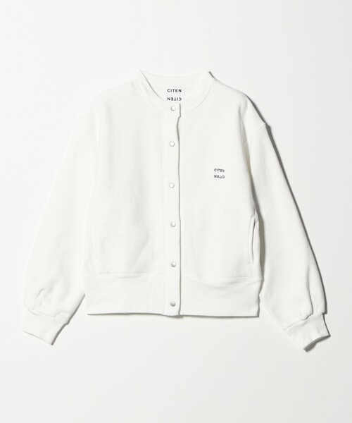 CITEN（シテン）の「＜CITEN＞ユルリバースカーディガン（カーディガン/ボレロ・レディース・ライトグレー/ホワイト/イエロー・M/S）」の18枚目の写真