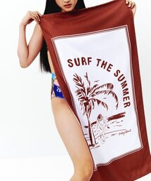 DELIGHTPOOL（ディライトプール）の「Surfer girl Beach Towel - Brown（タオル）」