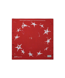 AAMBITION（アアンビション）の「ヴィンテージペインテッドスタースカーフ（レッド）（バンダナ/スカーフ）」