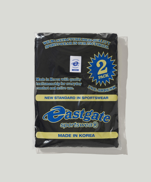 EASTGATE（イーストゲート）の「[2-PACK] 1008 クラシックTシャツ（Tシャツ/カットソー・レディース・ホワイト/ブラック/ネイビー/ヘザーグレー・SMALL/MEDIUM/LARGE/X-LARGE）」の11枚目の写真