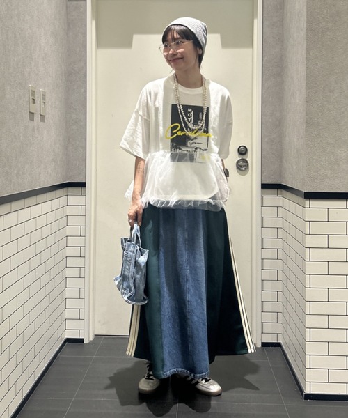 RODEO CROWNS WIDE BOWL(ロデオクラウンズワイドボウル)の「カスタムトラック DENIM スカート(デニムスカート・レディース・イエロー系その他/グリーン系その他/ブルー系その他/ブラック系その他/ブルー系その他3・FREE)」の20枚目の写真