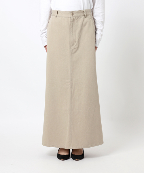Spick & Span(スピックアンドスパン)の「ウォッシュドツイルナロースカート(スカート・レディース・オリーブ/アイボリー/ベージュ・40/38/36)」の16枚目の写真