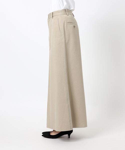 Spick & Span(スピックアンドスパン)の「ウォッシュドツイルナロースカート(スカート・レディース・オリーブ/アイボリー/ベージュ・40/38/36)」の17枚目の写真
