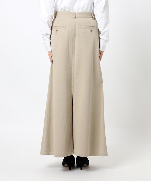 Spick & Span(スピックアンドスパン)の「ウォッシュドツイルナロースカート(スカート・レディース・オリーブ/アイボリー/ベージュ・40/38/36)」の18枚目の写真