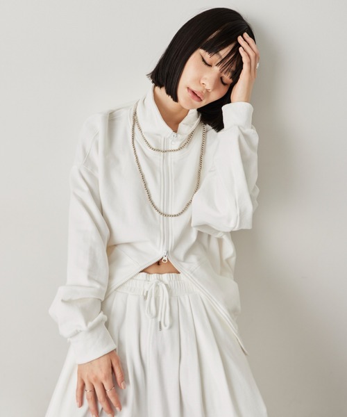 HANNE(アン)の「メタルビーズロングネックレス(ネックレス・レディース・シルバー・FREE)」の9枚目の写真