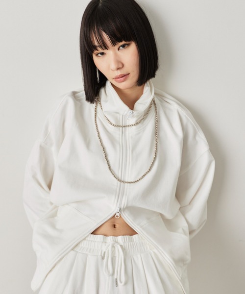 HANNE(アン)の「メタルビーズロングネックレス(ネックレス・レディース・シルバー・FREE)」の5枚目の写真