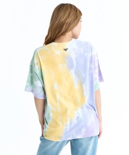 ROXY(ロキシー)の「ROXY/ロキシー 半袖 Tシャツ バックプリント ボーダー タイダイ RST261093(Tシャツ/カットソー・レディース・その他/ホワイト×ブルー/その他1・L/M)」の11枚目の写真