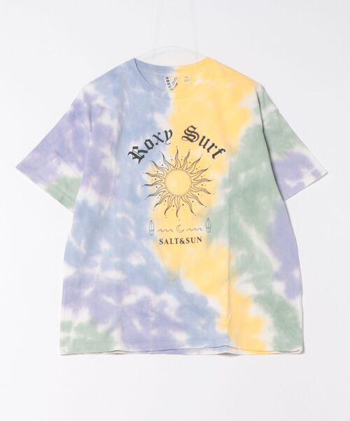 ROXY(ロキシー)の「ROXY/ロキシー 半袖 Tシャツ バックプリント ボーダー タイダイ RST261093(Tシャツ/カットソー・レディース・その他/ホワイト×ブルー/その他1・L/M)」の16枚目の写真