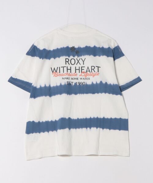 ROXY(ロキシー)の「ROXY/ロキシー 半袖 Tシャツ バックプリント ボーダー タイダイ RST261093(Tシャツ/カットソー・レディース・その他/ホワイト×ブルー/その他1・L/M)」の13枚目の写真