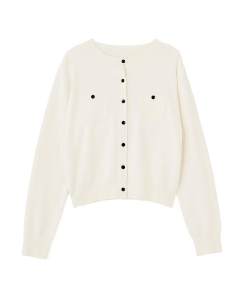 N.（N. Natural Beauty Basic）（エヌエヌナチュラルビューティーベーシック）の「ベーシックポケットカーデ（カーディガン/ボレロ・レディース・ピンク/グリーン/オフホワイト・ﾌﾘ-）」の16枚目の写真