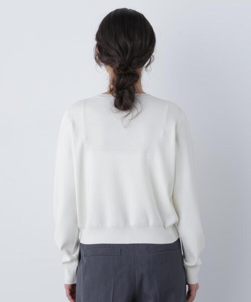 N.（N. Natural Beauty Basic）（エヌエヌナチュラルビューティーベーシック）の「＜第3回 CLASSY.お仕事名品大賞2026 トップス賞受賞＞ベーシックポケットカーデ（カーディガン/ボレロ・レディース・ピンク/グリーン/オフホワイト/レッド・ﾌﾘ-/FREE）」の16枚目の写真