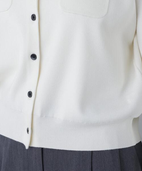 N.（N. Natural Beauty Basic）（エヌエヌナチュラルビューティーベーシック）の「＜第3回 CLASSY.お仕事名品大賞2026 トップス賞受賞＞ベーシックポケットカーデ（カーディガン/ボレロ・レディース・ピンク/グリーン/オフホワイト/レッド・ﾌﾘ-/FREE）」の19枚目の写真