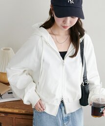 DISCOAT（ディスコート）の「裏毛Wジップパーカー（パーカー）」