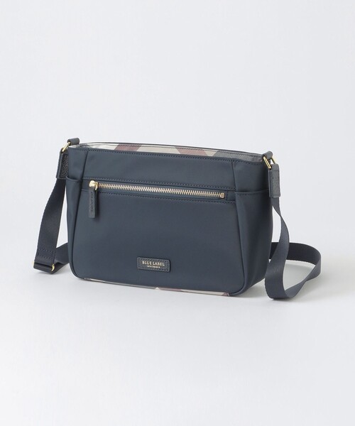 BLUE LABEL CRESTBRIDGE（ブルーレーベルクレストブリッジ）の「パーシャルクレストブリッジチェックナイロンミニショルダー（ショルダーバッグ・レディース・ダークネイビー/ブラック/ブルー系その他4・FREE）」の2枚目の写真