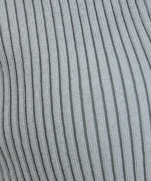 ASTORIA ODIER（アストリアオディール）の「イミテーションフリルリブニット　(300日着られるニット/イージーケア/ウォッシャブル)（ニット/セーター・レディース・ピンクベージュ/ライトグレー/ネイビー・MEDIUM）」の21枚目の写真