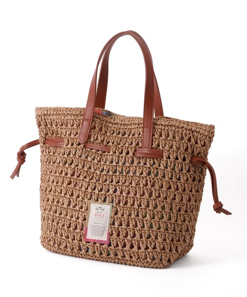 AVOCA(アヴォカ)の「【AVOCA/アヴォカ】Paper Tote Bag/巾着 ペーパートートバッグ(トートバッグ・レディース・ブラック/アイボリー/ブラウン・FREE)」の10枚目の写真