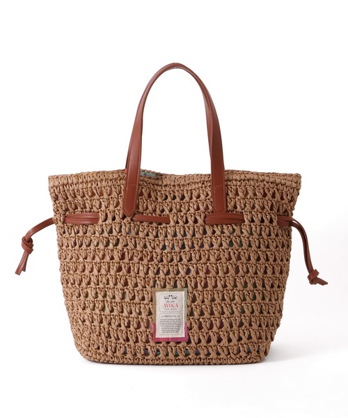 AVOCA(アヴォカ)の「【AVOCA/アヴォカ】Paper Tote Bag/巾着 ペーパートートバッグ(トートバッグ・レディース・ブラック/アイボリー/ブラウン・FREE)」の18枚目の写真