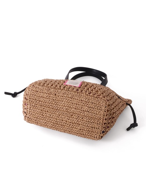 AVOCA(アヴォカ)の「【AVOCA/アヴォカ】Paper Tote Bag/巾着 ペーパートートバッグ(トートバッグ・レディース・ブラック/アイボリー/ブラウン・FREE)」の21枚目の写真