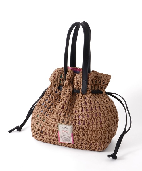 AVOCA(アヴォカ)の「【AVOCA/アヴォカ】Paper Tote Bag/巾着 ペーパートートバッグ(トートバッグ・レディース・ブラック/アイボリー/ブラウン・FREE)」の20枚目の写真