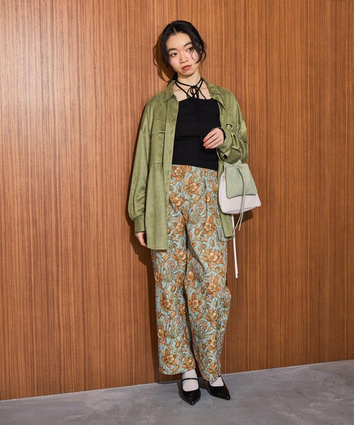 mysty woman（ミスティウーマン）の「ホルターネックロングスリーブニット　659276（ニット/セーター・レディース・オフホワイト/グレー/ブラック・FREE）」の5枚目の写真