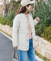 URBAN RESEARCH DOORS | 『撥水』カポックキルトミドルジャケット(ダウンジャケット/コート)