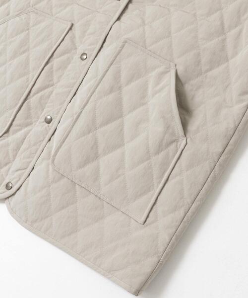 URBAN RESEARCH DOORS(アーバンリサーチドアーズ)の「カポックキルトミドルジャケット(ダウンジャケット/コート・レディース・グレー系その他/アイボリー/ブラック・FREE)」の22枚目の写真