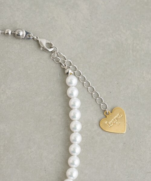 mystic（ミスティック）の「【Lara】パール×ボールネックレス（リング・レディース・シルバー・ONE SIZE）」の6枚目の写真