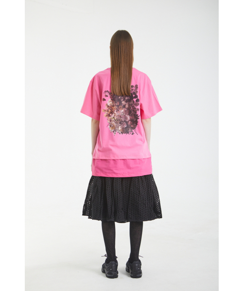 BMUETTE(ビムウィエ)の「レイヤードTシャツ - ピンク(Tシャツ/カットソー・レディース・ピンク・SMALL)」の3枚目の写真