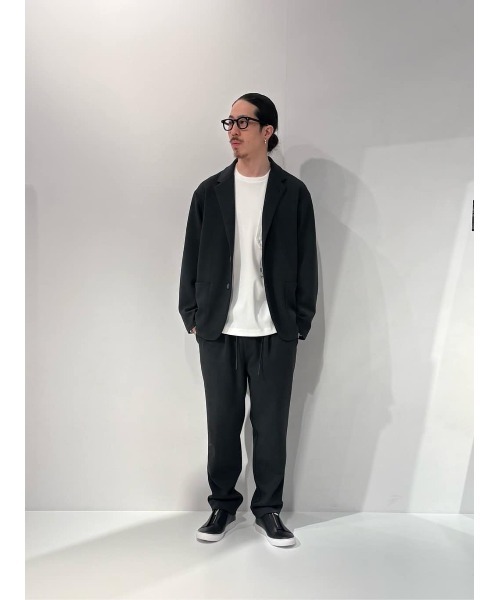 onegravity(ワングラビティ)の「onegravity / ダンボールニット 2Bジャケット(テーラードジャケット・メンズ・ブラック/チャコールグレー・MEDIUM/LARGE)」の7枚目の写真