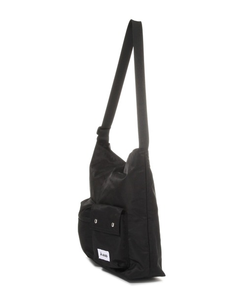 ALAND（エーランド）の「ALAND／ダブルポケットショルダーバッグ（ショルダーバッグ・レディース・グレー/ブラック・FREE）」の9枚目の写真