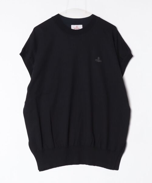 Vivienne Westwood MAN(ヴィヴィアンウエストウッドマン)の「リラックスニットベスト(カーディガン/ボレロ・メンズ・ブラック・M/L)」の1枚目の写真