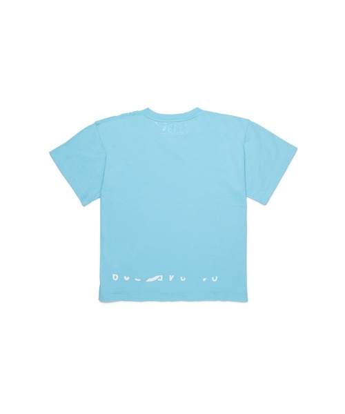 MM6 Maison Margiela（ｴﾑｴﾑｼｯｸｽ ﾒｿﾞﾝ ﾏﾙｼﾞｪﾗ）の「キッズ Tシャツ MM6 KID（Tシャツ/カットソー・キッズ・ブラック/ブルー/ホワイト・12Y/10Y/8Y/16Y/14Y/6Y）」の8枚目の写真