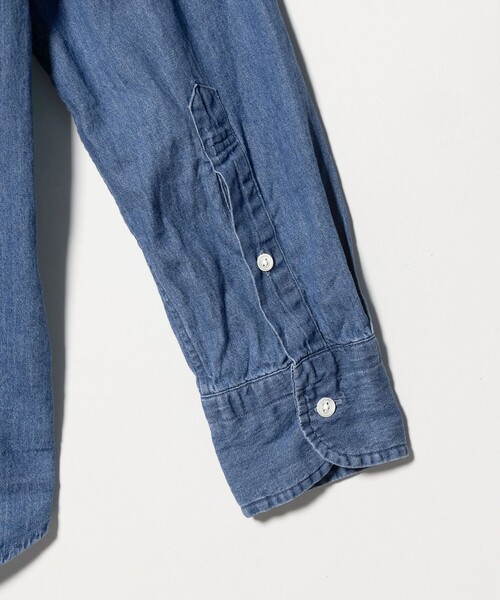 A DAY IN THE LIFE UNITED ARROWS（アデイインザライフユナイテッドアローズ）の「インディゴ ツイル カッタウェイカラーシャツ＜A DAY IN THE LIFE＞（シャツ/ブラウス・メンズ・ロイヤルブルー/ブラック/コバルトブルー・XL/L/M/S）」の12枚目の写真