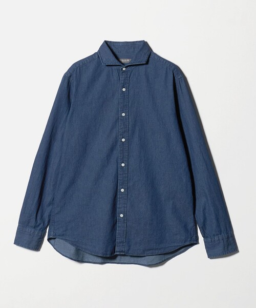 A DAY IN THE LIFE UNITED ARROWS（アデイインザライフユナイテッドアローズ）の「インディゴ ツイル カッタウェイカラーシャツ＜A DAY IN THE LIFE＞（シャツ/ブラウス・メンズ・ロイヤルブルー/ブラック/コバルトブルー・XL/L/M/S）」の15枚目の写真