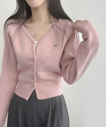 shameless（シェイムレス）の「ワンポイントVネックカーディガン（カーディガン/ボレロ）」