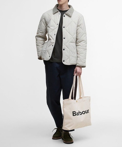 Barbour(バブアー)の「【Barbour】barbour logo tote bag(トートバッグ・メンズ・ベージュ・FREE)」の7枚目の写真