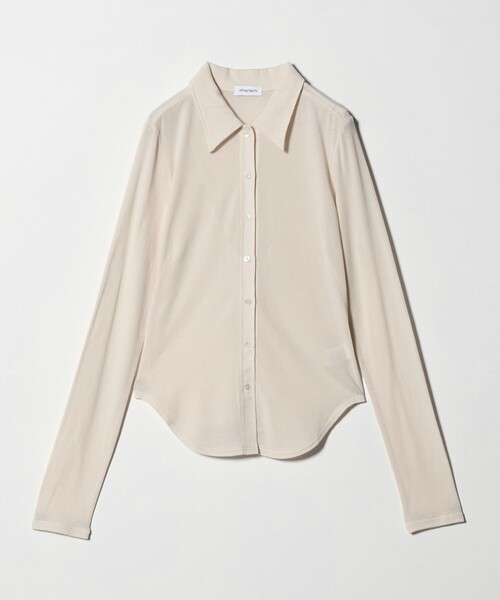 ATTISESSION（アティセッション）の「＜ATTISESSION＞ジャージー シャツ（シャツ/ブラウス・レディース・グレー系/ナチュラル・FREE）」の15枚目の写真