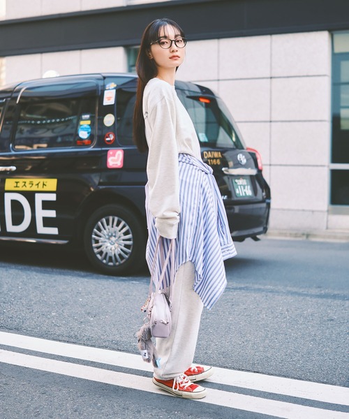 COLORME(カラーミー)の「ルーズシルエットパンツ(その他パンツ・レディース・グリーン/杢グレー・FREE)」の15枚目の写真