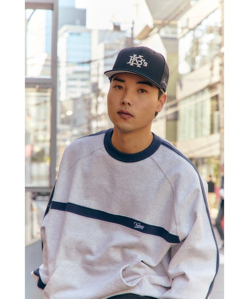 KEBOZ(ケボズ)の「LINE SWEAT CREWNECK(スウェット・メンズ・グレー/ブラック/グリーン・XL/L/M/S)」の2枚目の写真