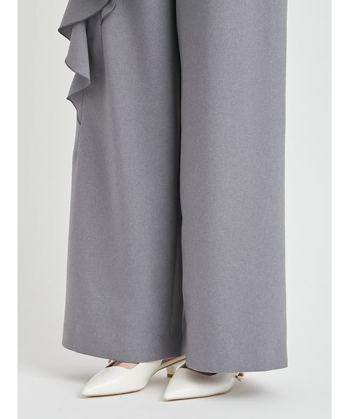 CELFORD(セルフォード)の「【洗える】リボンワイドパンツ(その他パンツ・レディース・アイボリー/グレー/インディゴブルー・36/38)」の12枚目の写真